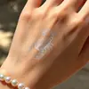 Pegatina de tatuaje de escorpión realista con papel de plata, estilo oscuro genial, estilo europeo y americano, impermeable y duradera, adecuada tanto para hombres como para mujeres