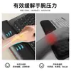 Apoio de Pulso para Teclado Suporte de Teclado Couro Macio Apoio de Mão Protetor de Pulso Elevado para Digitação Pad de Escritório Acessórios de Armazenamento Madeira