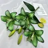 Nova Flor de Simulação 6 Cabeças Lírio Pequeno Estilo Europeu Decoração Arranjo de Flores de Mesa Adereços para Fotografia em Casa Flor Artificial Atacado