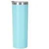 Nuevo Vaso Recto de Acero Inoxidable Aislado de Doble Pared de 20 oz con Patrón de Impresión 3D Colorido, Estilo Popular Transfronterizo de Amazon