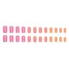 Comprimento médio europeu quadrado contraste cor unha peça de beleza moda all-match unhas postiças não desatualizadas unhas especiais das mulheres peça de beleza
