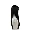 Peluca de Verano para Mujer, Estilo Nuevo, Rejuvenecedora y Adelgazante, Negra Larga, Uso Diario, Amigable para Estudiantes, Moda Refinada, Peluca Larga Recta Completa Natural y Realista