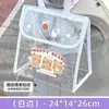 Bolsa frontal à prova d'água para patinete elétrico de desenho animado, bolsa de armazenamento de grande capacidade, organizador transparente universal para carregar itens ao sair