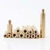 Adaptador Hexagonal de Cabeza Única M2M5M4 Rosca Macho a M2M4 Rosca Hembra Espaciador de Cobre Espárrago de Conversión Reductor Macho/Hembra Espaciador de Cobre