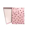 Caja de Regalo de Joyería con Estampado en Caliente de Color Mixto, Tapa Tiandi de Puntos de Moda 12*16