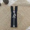 No. 1 Cremallera de Metal con Tirador Abierto, Cremallera Pequeña para Ropa de Muñeca de Juguete, Dientes Finos, Dientes Pequeños, Cremallera Pequeña para Ropa de Muñeca