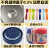 Taza Térmica de Acero Inoxidable para Viajes Transfronterizos Lonchera Infantil Olla para Guisado con Tenedor Taza Térmica para Guisado Venta al por Mayor Dibujos Animados