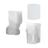 Molde de Silicone para Vela Perfumada em Formato de Filhote DIY Sabonete Artesanal Gesso Cola Argila Enfeites Decorativos