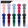 Traje de Cirugía sin Mangas para Mujer, Uniforme de Enfermería, Uniforme Médico, Ropa de Trabajo al por Mayor para Belleza y Peluquería