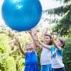 Fabricantes de pelotas de masaje de yoga con sensor de gran tamaño de PVC, pelotas de entrenamiento sensorial para niños engrosadas de 75 cm, pelotas de fitness transfronterizas