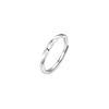 Anillo de Pareja de Plata S925 Amor de Mariposa Nuevo Anillo de Mariposa Möbius Anillo de Pareja de Lujo Ligero Regalo de Vacaciones