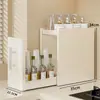 Rack de Condimentos Estreito Estilo Transfronteiriço para Cozinha Bancada Extensível Multicamadas à Prova de Poeira Armazenamento Porta Condimentos de Óleo Sal Molho Vinagre