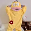 Pijama de Casal Engraçado e Fofo Peixe Feio Hanton para Homens e Mulheres Inverno Escultura de Areia Espessado Coral Fleece Desenho Animado Roupa de Casa