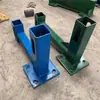 Braçadeira Curta de Tubo com Furo Duplo, Tipo Fixo para Suporte de Guincho Frontal, Peças Mecânicas para Sistemas de Cabo de Aço