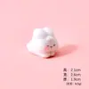 Coelhinho Fofo Criativo de Pelúcia com Orelhas Grandes Enfeites de Pelúcia Feriado Praia DIY Decorações de Mesa Acessórios de Saco Surpresa
