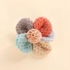 Lindos Calcetines de Flores de Presión Ultrasónica de Peluche de Dibujos Animados Accesorios para el Cabello Horquilla Diadema Decoración Accesorios