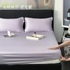 2024 nuevo 60 LF Tencel Lanjing color sólido de una sola capa funda protectora para colchón de cama elevada colcha Simmons