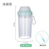 Vaso Batidor Transparente de PP con Báscula para Fitness 500ml Portátil de Plástico Vaso Grande de Agua Vaso para Proteína en Polvo Batido Portátil