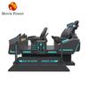 Simulador de Movimiento Silla de Realidad 9D Máquina de Juegos Vr de 6 Asientos con Funciones de Movimiento