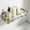 Estante de aleación de aluminio + acero al carbono para baño transfronterizo, instalación sin perforaciones, para almacenamiento de artículos de tocador en baño y WC