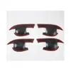 21 Qijun modificación de muñeca de puerta adecuada para Nissan 21 Qijun cubierta protectora de muñeca de puerta de cuchillo tazón de manija de puerta galvanizado fibra de carbono M