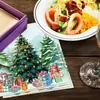 Guardanapos Impressos de Árvore de Natal Estilo Aquarela Caixa de Presente de Natal Guardanapos Temáticos para Festa Guardanapos Descartáveis Atacado