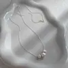 Pingente de Cuproníquel Estilo Minuto Olho de Gato Fio Colar de Contas de Alta Qualidade Coreia do Sul com Estilo de Design de Nicho