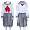Halloween Novo Silent Hill Água Profunda Chizuru Traje de Cosplay Terno Cinza Saia JK Cosplay Bidimensional Performance