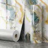 Papel de Parede Autoadesivo com Efeito Mármore Espessado Impermeável à Prova de Umidade Sala de Estar Cozinha Parede de Fundo Reforma Adesivo de Parede Decorativo Adesivo de Azulejo