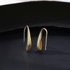 Brincos de Estilo Gancho de Orelha PAG & MAG S925 Brincos de Prata Brincos Femininos Gone Nicho Elegante Simples Moda