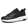 Zapatos Deportivos Casuales de Cuero de Ancho Amplio de Venta Caliente Transfronteriza para Hombre Suela Gruesa Absorción de Impactos Zapatos para Correr Otoño/Invierno Punta Ancha Zapatos de Pisada Natural Jinjiang