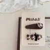 Nuevo Peluche Estampado de Leopardo Lazo de Amor Pasador para el Cabello de Niños Diadema Pasador Pinza Lateral Banda Elástica
