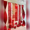 Nuestro Set de Decoración de Boda Incluye un Tapiz de Boda para la Pared del Fondo, Adecuado para Decorar la Habitación de Bodas, la Sala de Estar y el Nuevo Hogar tanto para la Novia como para el Novio