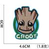 Pegatina de tela bordada Xiaotian Manwei, parche bordado de dinosaurio de dibujos animados, parche para planchar, parche bordado de Iron Man, microsello
