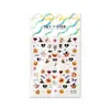 Sky Popular Calabaza Calavera Halloween Pegatinas para Uñas Caricatura Divertido Hombre Galleta Relieve Pegatinas para Uñas DIY