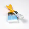 Directo de fábrica mango de plástico amarillo pincel de pintura azul blanco gris blanco PP seda afilada tamaño pincel cantidad completa grande precio excelente