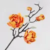 Flor Artificial Magnolia Eva, Nueva Magnolia Estilo Chino para Sala de Estar en Casa, Material para Arreglo Floral Estilo Chino Nuevo, Flor Artificial, Magnolia Estilo Chino Nuevo