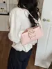 2026 Color Sólido PU Tendencia Personalidad Moda Diaria Simple Texturizado Bolso de Mujer Bolso de Hombro Bolso Cruzado con Hebilla Metálica