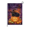 Banderas de Decoración para Jardín de Halloween Estampado Personalizado Calabaza Gato Negro Fantasma Amazon Banderas de Decoración para Patio Exterior