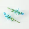 Decoração de Buquê de Grama Dourada Artificial Materiais de Flores Pequenas Arranjo de Parede de Flores para Casamento DIY Flores Artificiais Coloridas Cabeças de Flores Artificiais