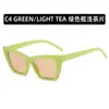 Moda Europea y Americana Nuevas Gafas de Sol Ojo de Gato Gafas de Sol de Moda Transfronterizas Gafas de Sol Personalizadas Fotografía Callejera Pasarela Celebridad de Internet Gafas de Sol