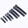 Clipe de ervilha fosco grosso e apertado elegante preto BB clip clip arco clipe lateral retangular hairpin franja quebrado hairpin