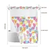 Nuevo Producto de Primavera Cortina de Ducha de Doble Capa sin Taladro Impermeable y a Prueba de Moho Cortina Elegante con Forro Extraíble Cortina de Baño