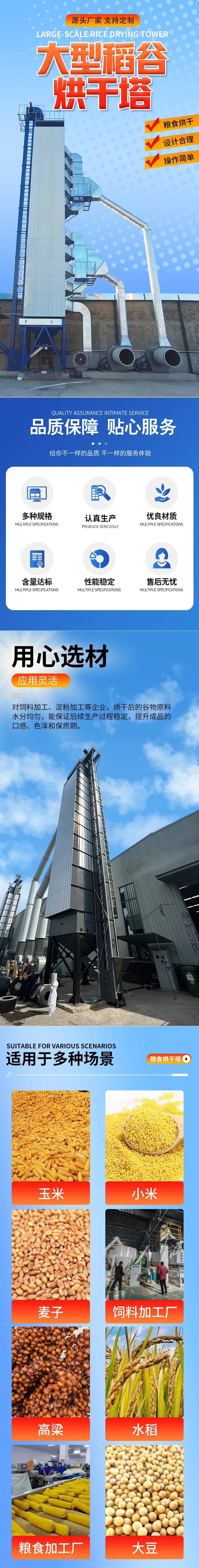 大型稻谷烘干塔详情图1