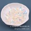 Accesorios DIY Cerámica Blanda Luminosa Rellena con Pegamento Gotas Lentejuelas Sirena Ji Color Mágico Estrellas y Luna Departamento de Amor Menos