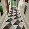Alfombra larga de pasillo de estilo europeo para hotel, hogar, cortable, para sala de estar, dormitorio, área grande, tienda completa
