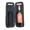 Bolsa de cosméticos de vino tinto Eva personalizada de fábrica, bolsa portátil de caparazón duro de vino tinto Eva, bolsa de cosméticos de vino Eva