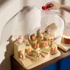 Caixa de Exibição para Armazenamento de Blind Box Star Person Transparente à Prova de Poeira Armário de Armazenamento Pop Mart Caixa de Armazenamento de Figuras de Grande Capacidade