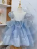 Vestido formal para niña, falda de tutú, vestido de florista para niña pequeña, nuevo modelo de vestido 2026, atuendo de cumpleaños para actuación de piano infantil