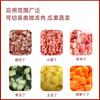 Máquina cortadora tridimensional de acero inoxidable de alta velocidad para cortar carne congelada de res, cordero, pollo y pato, máquina cortadora de carne congelada, máquina cortadora de frutas y verduras.